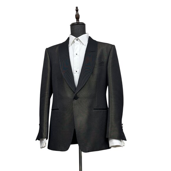 Tom Ford - Two Tone Black and Gold Shimmer Dinner Jacket - Picture 1 of 16